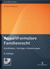 AnwaltFormulare Familienrecht - K.-Peter Dr. Horndasch