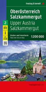 Ober&ouml;sterreich - Salzkammergut, Stra&szlig;en- und Freizeitkarte 1:200.000, freytag & berndt