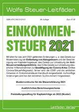 Einkommensteuer für 2021 - 