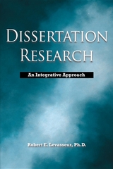 Dissertation Research - Robert E. Levasseur