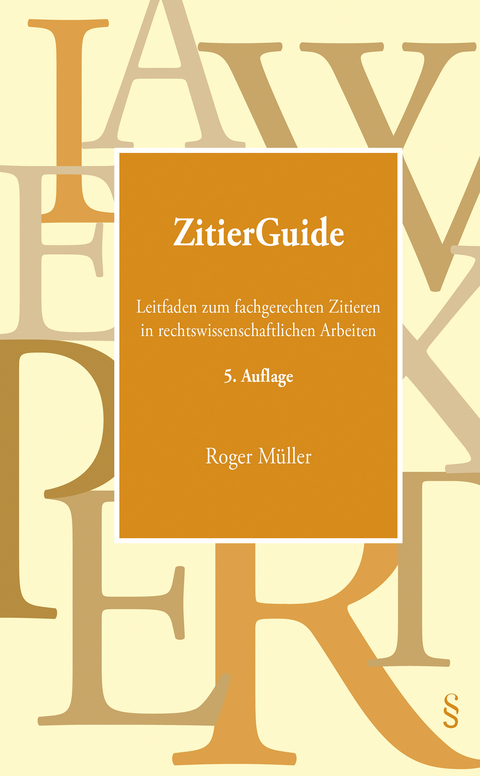 ZitierGuide - Roger M&uuml;ller