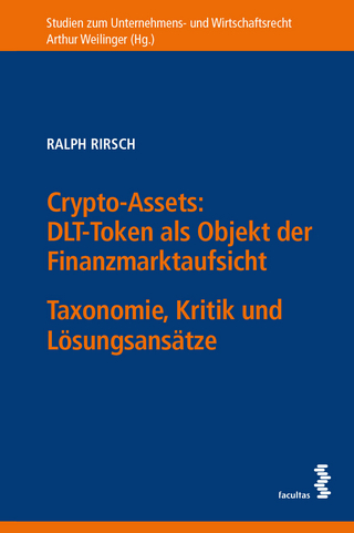 Crypto-Assets: DLT-Token als Objekt der Finanzmarktaufsicht