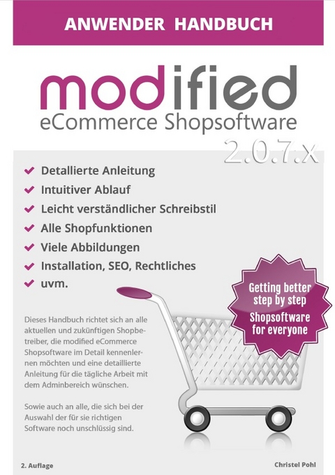 Anwenderhandbuch modified eCommerce 2.0.7.x - Christel Pohl