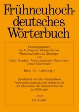 Fr&uuml;hneuhochdeutsches W&ouml;rterbuch / sangbuch &ndash; schein - 