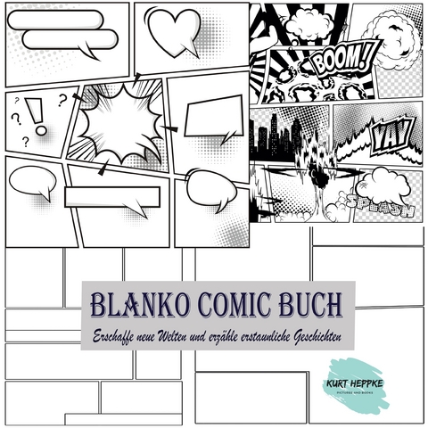 Blanko Comic Buch - Kurt Heppke