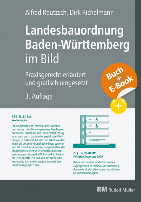 Landesbauordnung Baden-Württemberg im Bild - mit E-Book (PDF) - Alfred Reutzsch, Dirk Richelmann