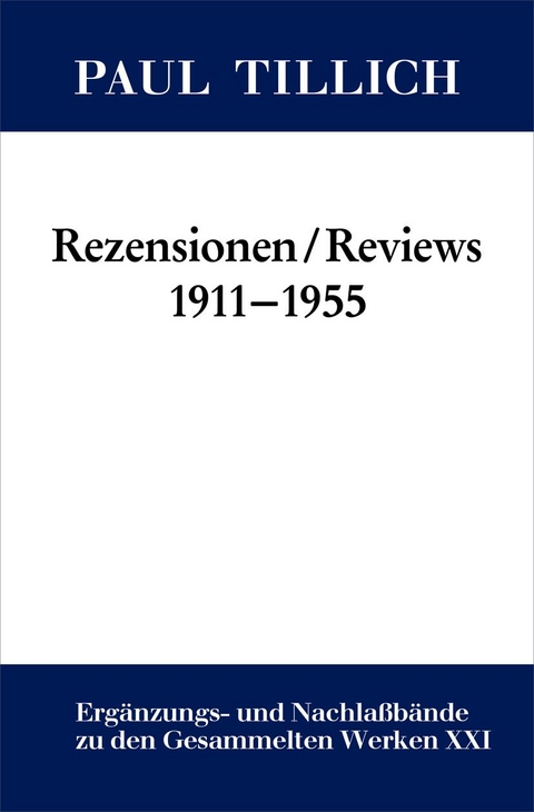 Rezensionen / Reviews 1911&ndash;1955 - 