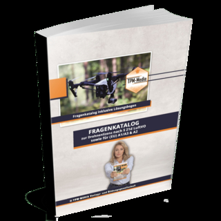Fragenkatalog Drohnenlizenz PRO mit über 2000 Prüfungsfragen auch für A1/A2/A3 (Printversion/Buch) und Drohnenflugbuch