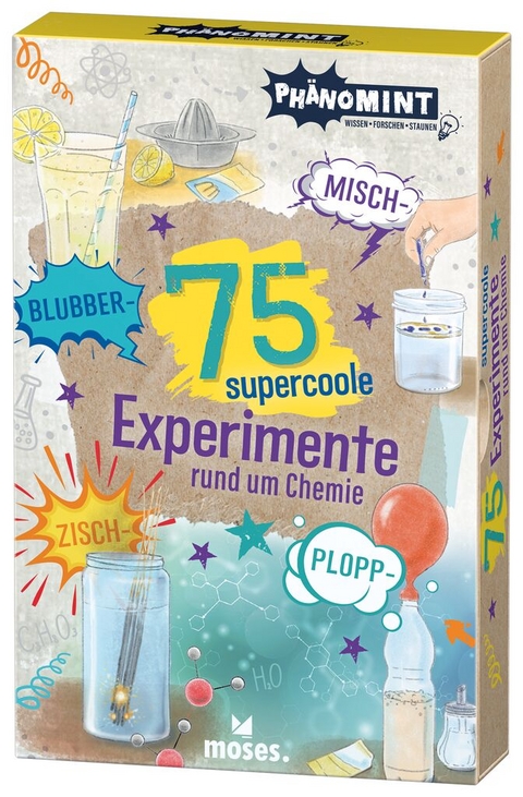 PhänoMINT 75 supercoole Blubber-Zisch-Misch-Plopp-Experimente - Anita van saan