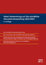 Paket Vorbereitung auf die m&uuml;ndliche Steuerberaterpr&uuml;fung 2022/2023 - Arno Barzen, Harald Dauber, Christiane Holzner, Thomas Fr&auml;nznick, Uwe Grobsh&auml;user, Felix Hammes, Philipp Hammes, J&ouml;rg W. Hellmer, Lukas Hendricks, Andre Kaponig, Christoph Voos, Jens Kollmar, Klaus Pientka, Rolf-R&uuml;diger Radeisen, Sabrina Krennrich-B&ouml;hm, J&ouml;rg Ramb, Anja Herzberg, Christian Michel
