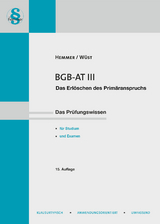 BGB AT III - Hemmer, Karl-Edmund; Wüst, Achim; Tyroller, Michael