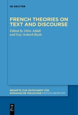French theories on text and discourse - 
