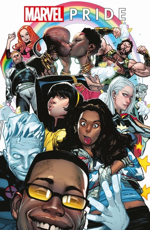 Marvel Pride - Vita Ayala, Kris Anka, Luciano Vecchio, Mariko Tamaki, Allan Heinberg, Jim Cheung, Kieron Gillen, Jen Hickman, Crystal Frasier, Jethro Morales, Terry Blas, Paulina Ganucheau, J.J. Kriby, Anthony Oliveira, Javier Garron, Tini Howard, Samantha Dodge, Lilah Sturges, Derek Charm, Leah Williams, Jan Bazaldua, Steve Orlando, Claudia Aguirre, Joanna Estep, Jacopo Camagni, Brittney L. Williams, Scott Lobdell, Mark Pacella, Marjorie Liu, Mike Perkins, Kalinda Vazquez, Carlos Gomez, Josh Trujillo, Robert Syska