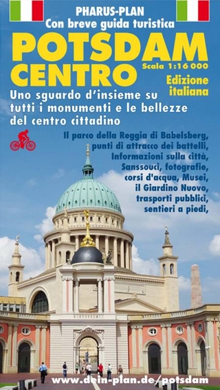 Pharus-Plan und Kurzreiseführer Potsdam City (italienische Ausgabe)