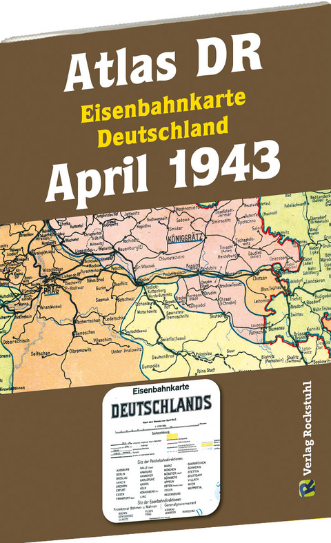 ATLAS DR April 1943 - Eisenbahnkarte Deutschland - 