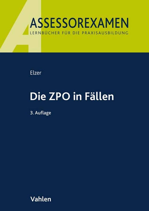 Assessorexamen / Die ZPO in Fällen - Oliver Elzer, Doerthe Fleischer, Christiane Simmler, Ludolf von Saldern, Ezra Zivier