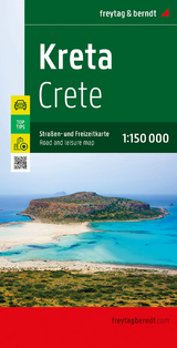 Kreta, Stra&szlig;en- und Freizeitkarte 1:150.000, freytag & berndt