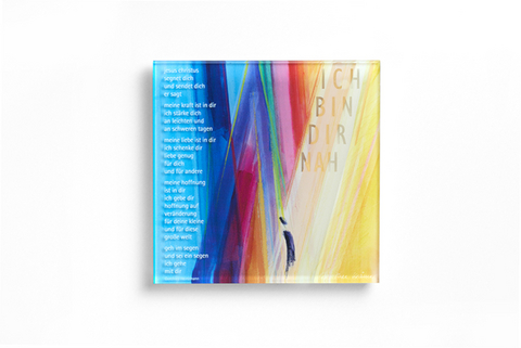 Lichtbild Linien: Ich bin dir nah &ndash; Gelb