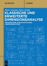 Klassische und erweiterte Dimensionsanalyse - Klaus Neemann, Heinz Schade