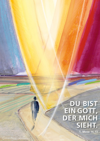 Jahreslosung 2023 - Blickwechsel - Kunstblatt 40 x 60 cm - Dorothee Krämer