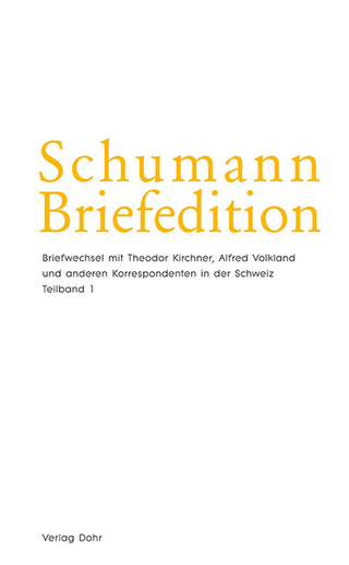 Schumann-Briefedition / Schumann-Briefedition II.10