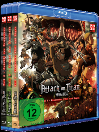 Attack on Titan - Anime Movie Trilogie (3 Blu-rays)