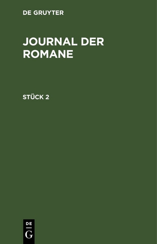 Journal der Romane / Journal der Romane. Stück 2