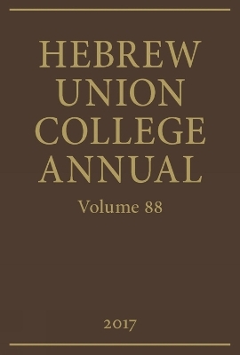 Hebrew Union College Annual