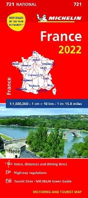 France 2022 - Michelin National Map 721