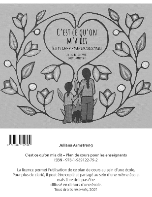 C'est ce qu'on m'a dit plan de cours - Juliana Armstrong