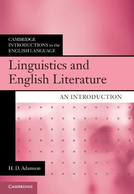 Linguistics and English Literature - H. D. Adamson