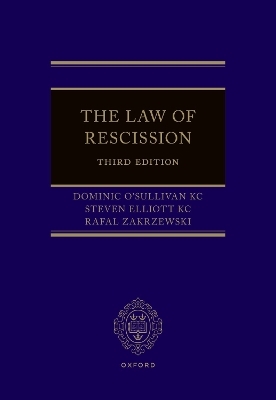 The Law of Rescission