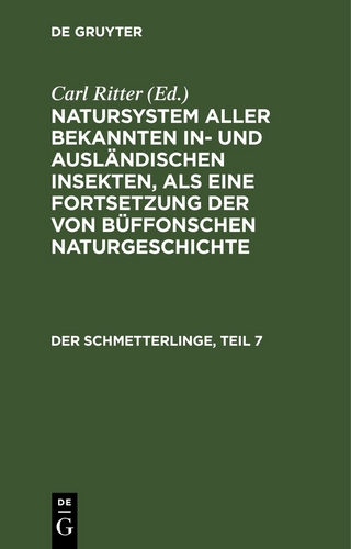 Natursystem aller bekannten in- und ausländischen Insekten, als eine... / Der Schmetterlinge, Teil 7