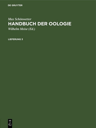 Max Schönwetter: Handbuch der Oologie / Max Schönwetter: Handbuch der Oologie. Lieferung 3