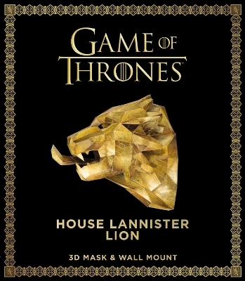 Game of Thrones Mask: House Lannister Lion (3D Mask & Wall Mount) -  Wintercroft