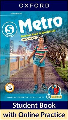 Metro: Starter Level: Student Book and Workbook with Online Practice