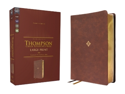 NKJV, Thompson Chain-Reference Bible, Large Print, Leathersoft, Brown, Red Letter, Comfort Print