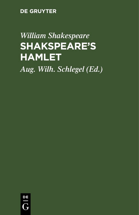 Shakspeare&rsquo;s Hamlet - William Shakespeare