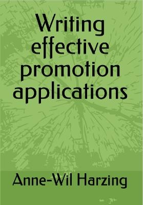 Writing effective promotion applications