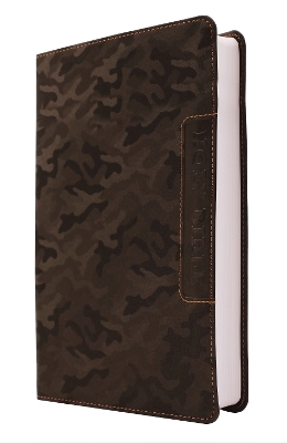 NIV, Boys' Bible, Leathersoft, Brown Camo, Comfort Print -  Zonderkidz
