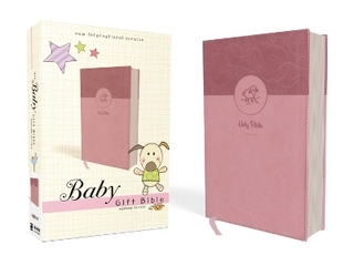NIV, Baby Gift Bible, Holy Bible, Leathersoft, Pink, Red Letter, Comfort Print