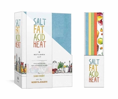 Salt, Fat, Acid, Heat Four-Notebook Set - Samin Nosrat, Wendy Macnaughton