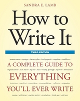 How to Write It, Third Edition - Lamb, Sandra E.
