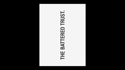 DAS RAMPONIERTE VERTRAUEN. THE BATTERED TRUST. - Nicole Zachmann, Judith Keller