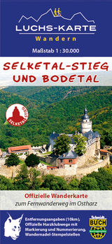 Luchs-Wanderkarte Selketal-Stieg und Bodetal - 