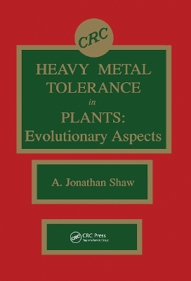Heavy Metal Tolerance in Plants - Jonathan Shaw