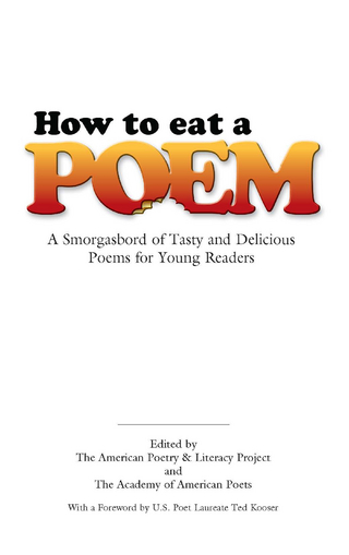 How to Eat a Poem