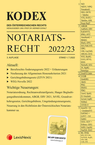 KODEX Notariatsrecht 2022/23 - inkl. App