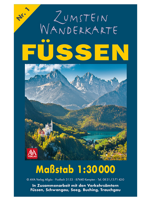 Zumstein Wanderkarte F&uuml;ssen