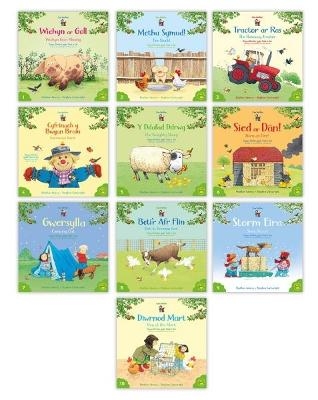 Cyfres Cae Berllan: Pecyn Dysgu Darllen gyda Cadi a Jac / Learning to Read Welsh with Cadi and Jac Pack - Heather Amery